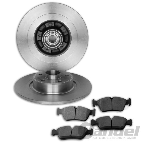 Bremsscheiben beläge hinten - +,